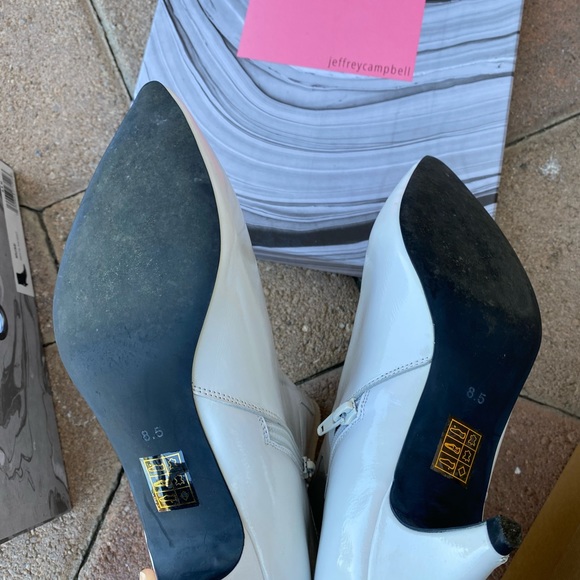 Jeffrey Campbell white boots - Picture 3 of 5